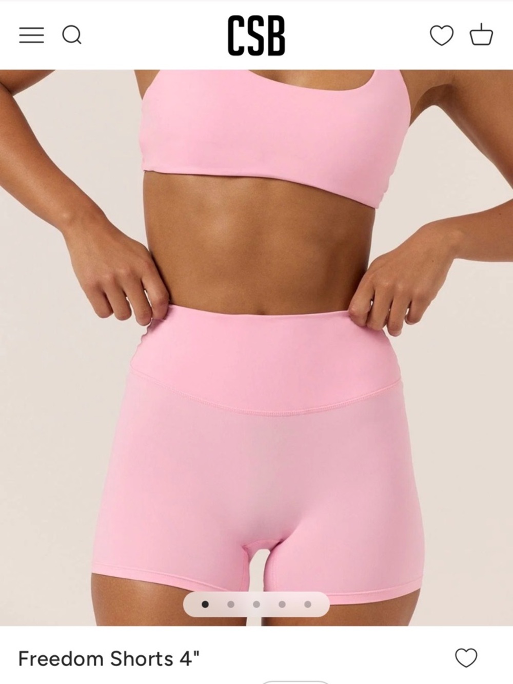 Freedom Shorts 4" in Crush